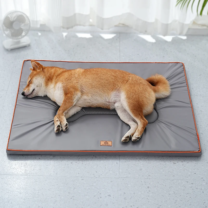 Winter Dog Crate Pad Bed for Medium Large Dogs,Washable Kennel Mat for Cozy Sleeping,Soft Fluffy Dog Bed for Indoor & Outdoor