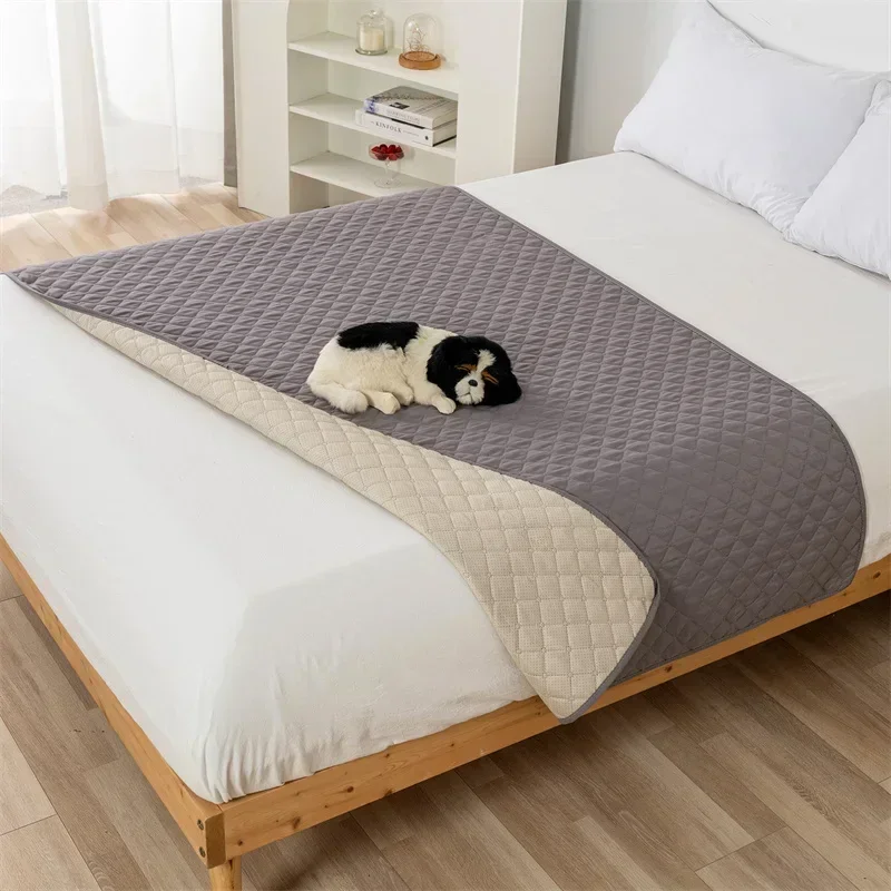 Water Repellent Pets Blanket Bed Mattress Bedspread Cover Cat Solid Color King Size Double Pads Home Dog Mattress Dust Protector - Image 10