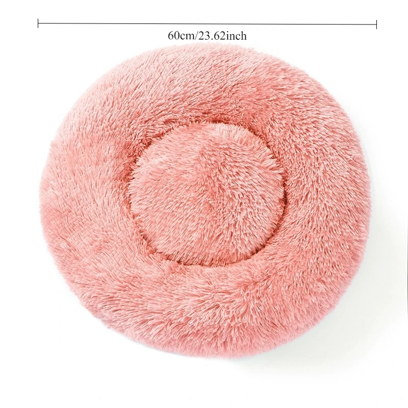 Long Haired Pet Nest Winter Warm Nest All Season Universal Pet Mattress Round Home Pet Supplies Household Goods