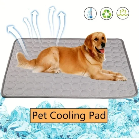 Dog Mat Cooling Summer Pad Mat For Dogs Cat Blanket Sofa Breathable Pet Dog Bed Summer Washable For Small Medium Large Dogs C