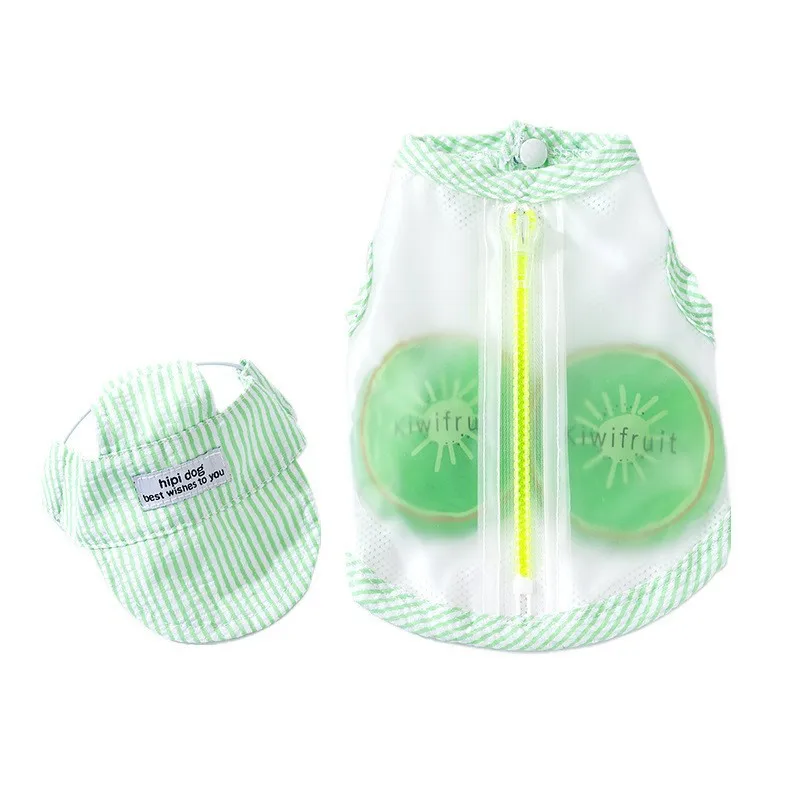 Dog Cooling Clothes With Fruit Ice Pack For Small Medium Dogs Cats Outdoor Pet Dog Clothes Chihuahua Puppy Summer Dog Vests