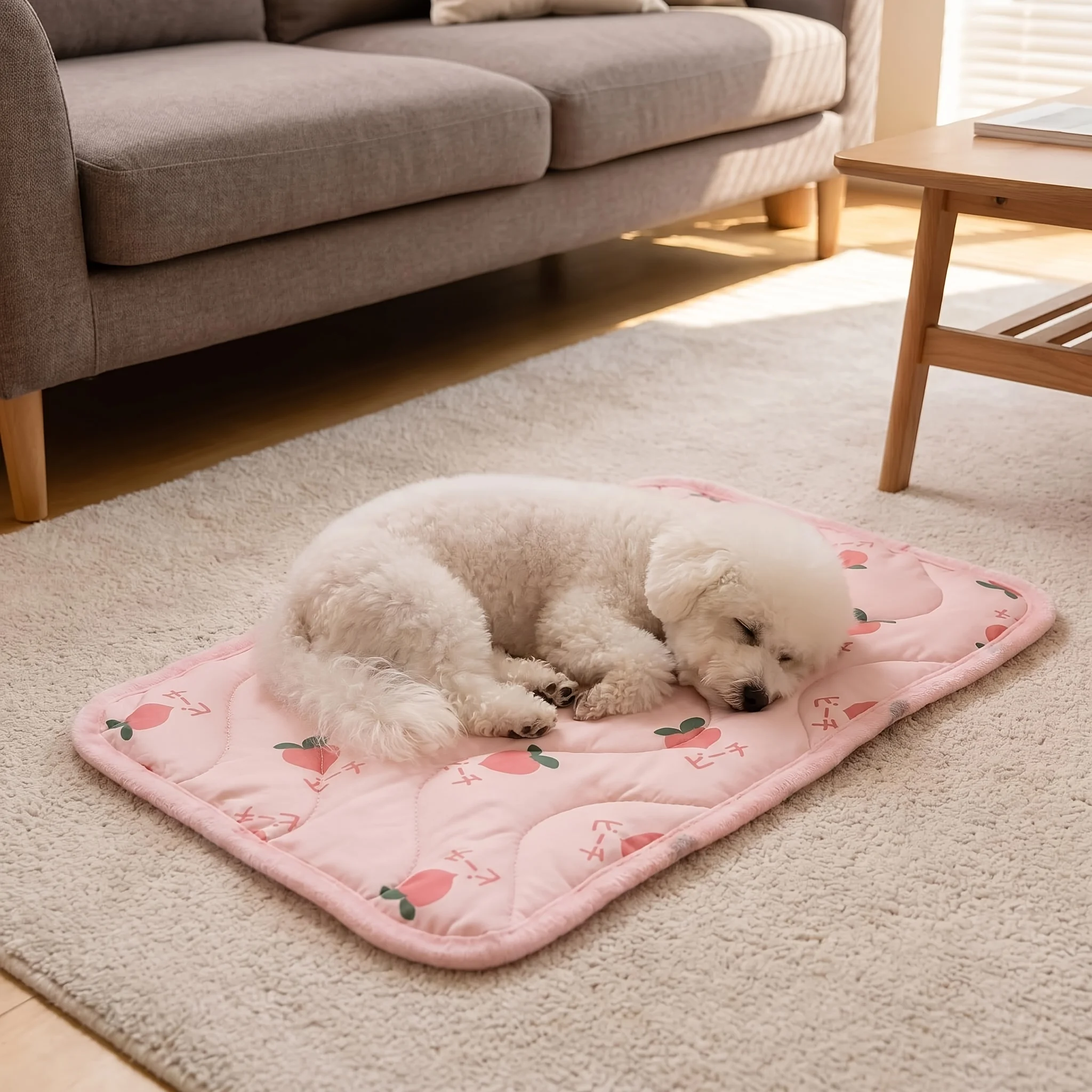 Cooling Dog Mat Summer Pad Breathable Pet Bed Sofa Washable Blanket for Small Medium Large Dogs And Cats