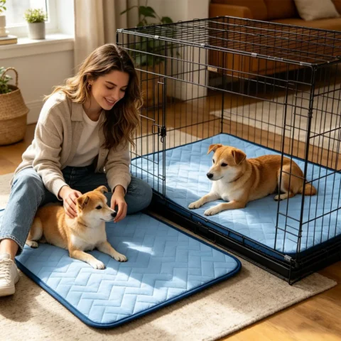 Pet Ice silk Mats Summer Cat Dog Sofa Nest Bed Cooling Sleeping Pad For Small Dogs Pets Durable Sofa Cooling Pad Blanket