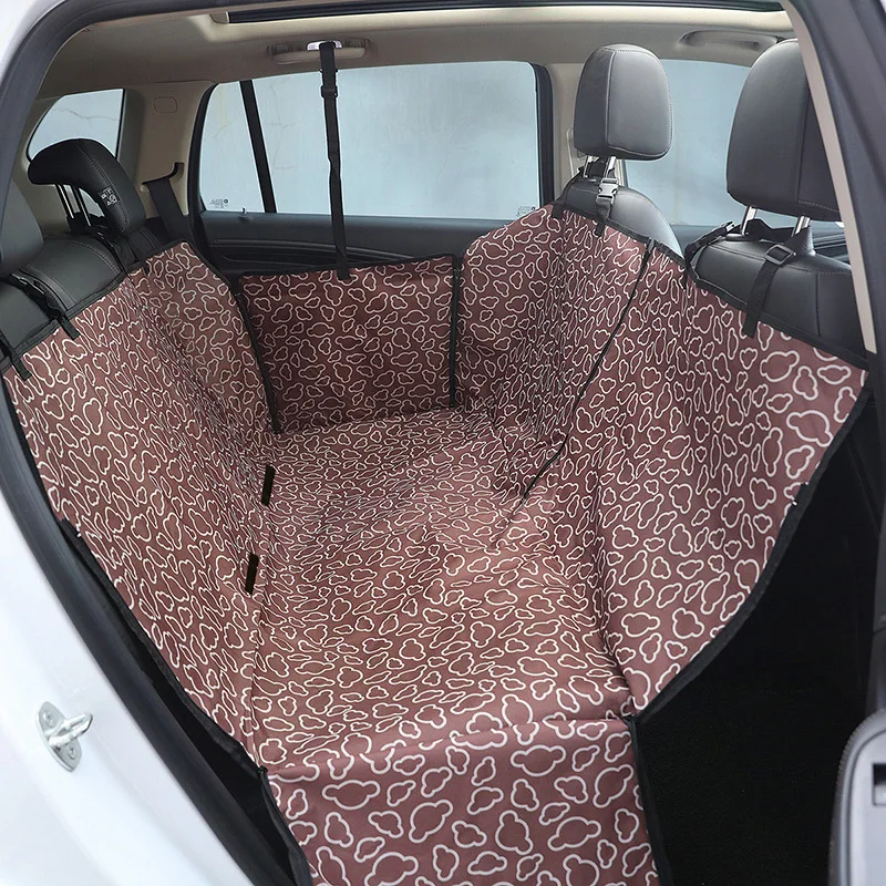 Dog Car Seat Cover Waterproof Pet Dog Carriers Travel Mat Hammock For Small Medium Large Dogs Car Rear Back Seat Safety Pad - Image 14