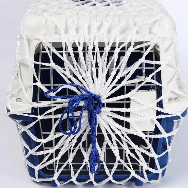 Pet Airline Crate Protective Net Thickened Nylon Anti Escape Mesh Cover for Pet Travel Shipping Airport Safety Pet Crate Net