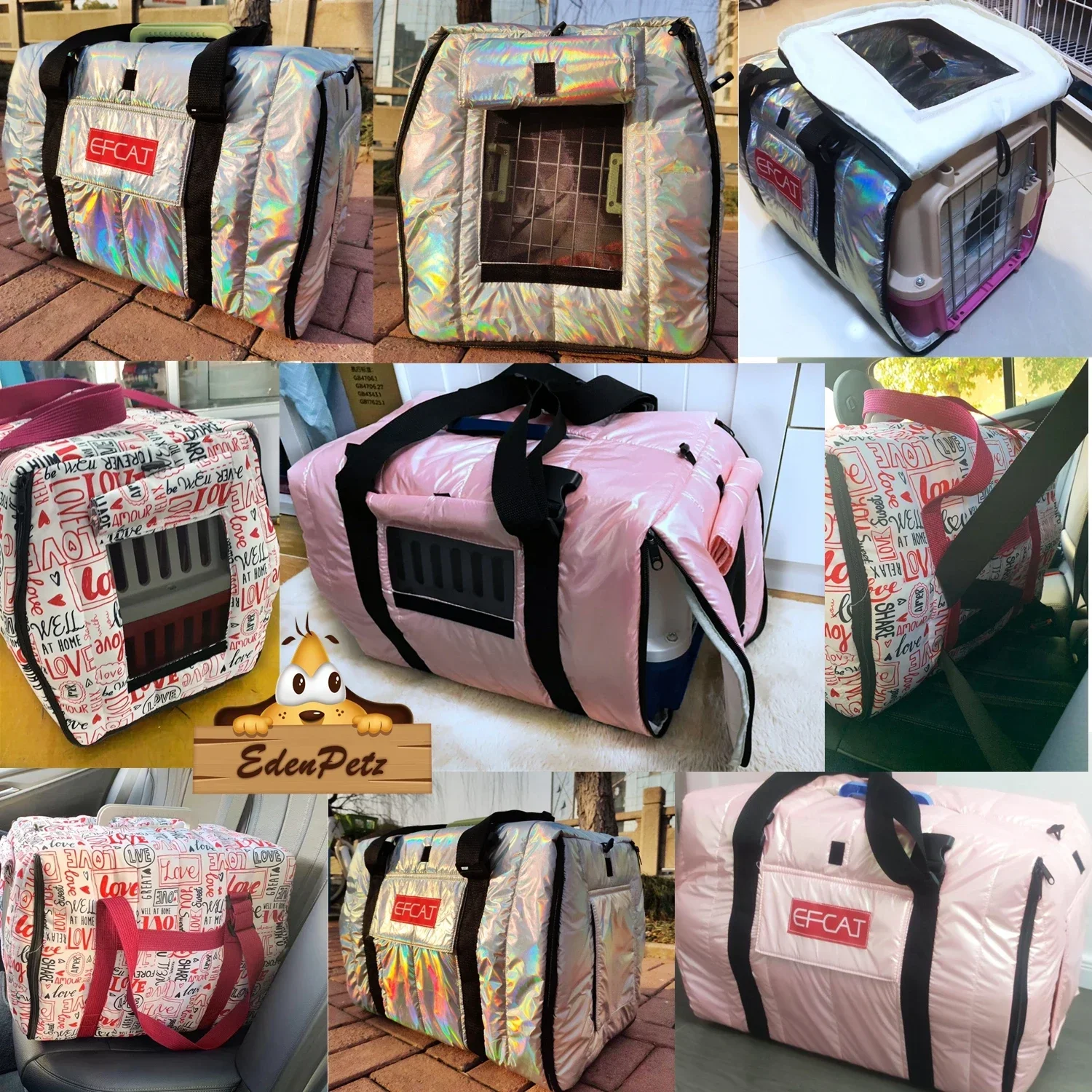 Winter Insulated Pet Crate Cover,Outdoor Coldproof Windproof Dog Cat Crate Outer Cover