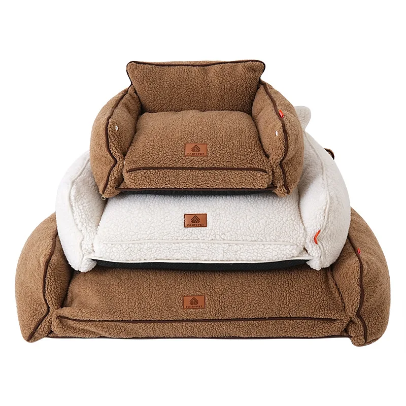 Pet Sofa for Dogs Cats Winter Warm Cat Bed Nest Dog Sleeping Mat Removable Washable Pet Supplies All-season Universal Kennels