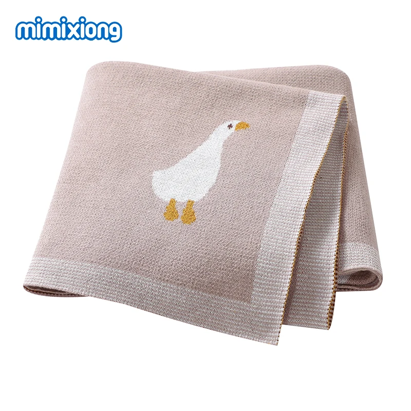 Baby Blankets Knitted Newborn Swaddle Stroller Bedding Wrap Cartoon Alpaca Infantil Boys Girls Receiving Blanket Children Quilts - Image 7