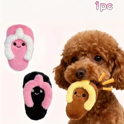 Slipper-Shaped Dog Chew Toy,Dental Slippers, Suitable for Puppies And All Breeds, Ideal for Training And Teething Companionship