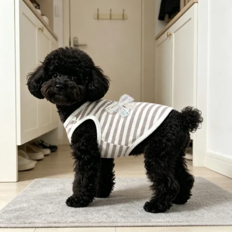 Thin Breathable Pet Summer Vest Sleeveless Head Clothes for Small Dogs Teddy Corgi Puppet Cat Sunscreen Soft Not Stuffy Sweat