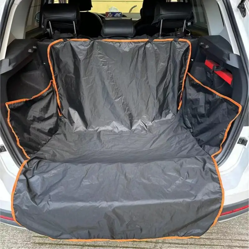Waterproof Car Seat Cover Pet Travel Car Trunk Mat 600D Oxford Cloth Dog Dog Carrier SUV Cargo Liner for Dogs Thickened Versi