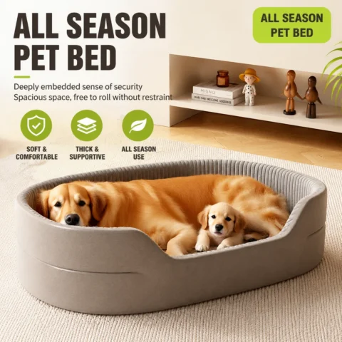 1PC All Season Dog Bed Soft Sofa Pet Sleeping Mat Washable Anti-slip Dog Cushion for Dogs and Cats Indoor Home Daily Use