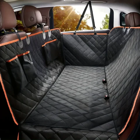 Car seat cover, upgrade your car seat with this waterproof and scratch resistant dog hammock cover!