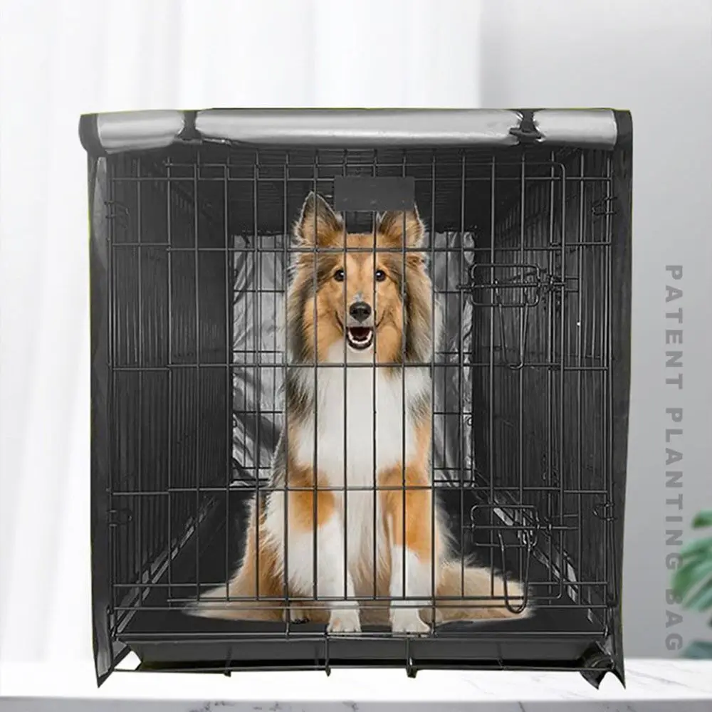 Waterproof Dog Cage Cover Thickened Warm Oxford Cloth Pet Kennel Cover Machine Washable Durable Wire Crate Sun Covers