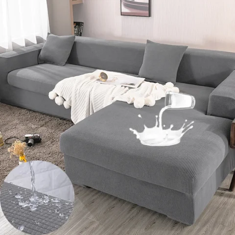 2026 New Thick Waterproof Sofa Cover Pet Proof Scratch Resistant Couch Cover Full Body Abrasion Resistant Seat Protector