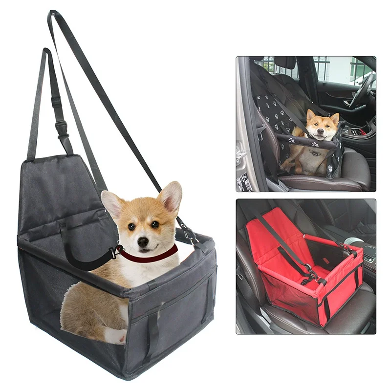 Waterproof Foldable Dog Car Seat Cover Hammock Anti Slip Pet Harness Cat Travel Basket Stable Safety Protector Mat For Dog Ca
