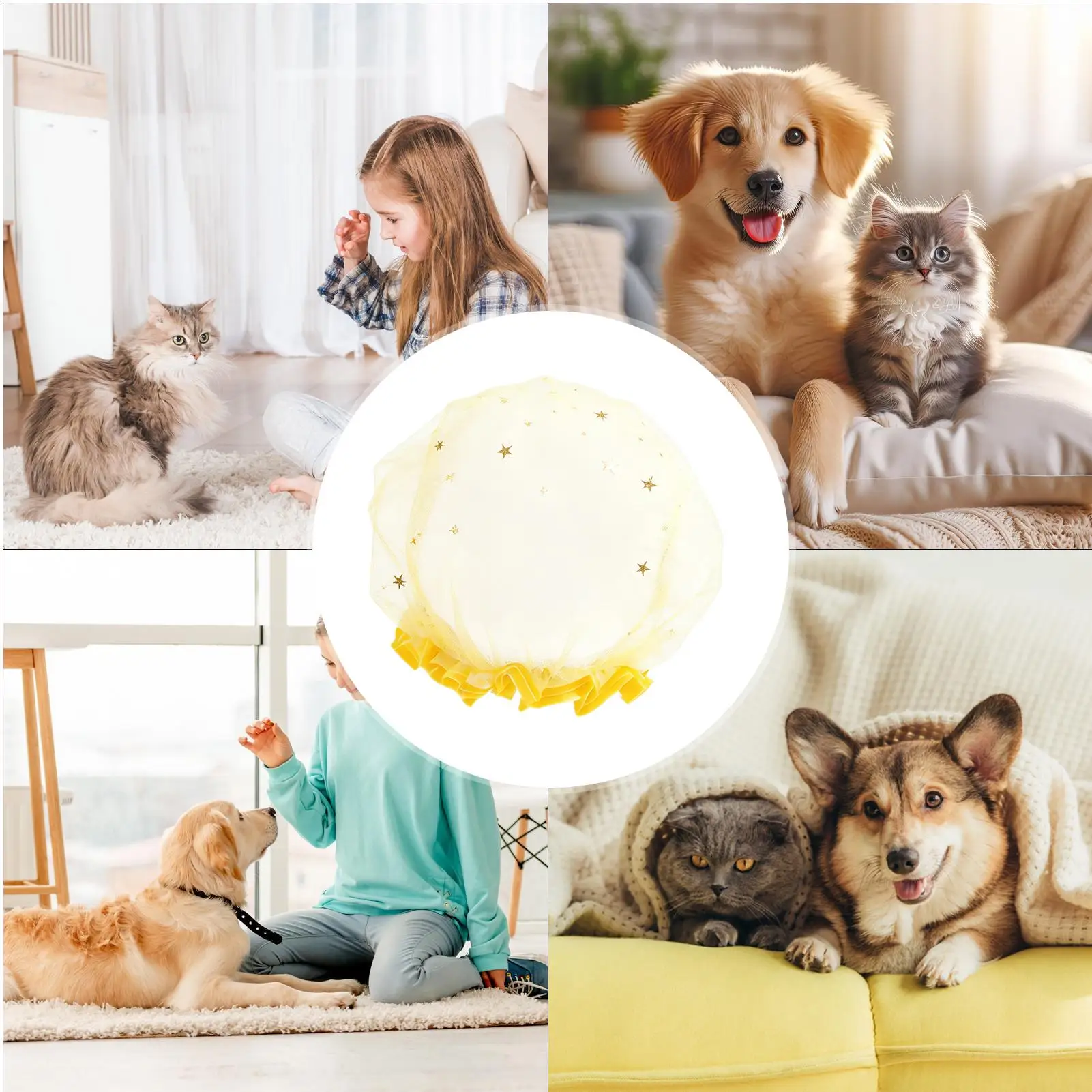 Breathable Mesh Dog Face Net No-Eat Adjustable Quick-Release Dogs Pet Anti-Scavenging Muzzle for Social Gatherings Outdoor