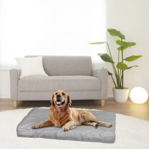 Replaceable Dog Bed Cover Made of Washable And Durable Oxford Fabric, Featuring a Removable Zippered Pet Bed Mattress Cover
