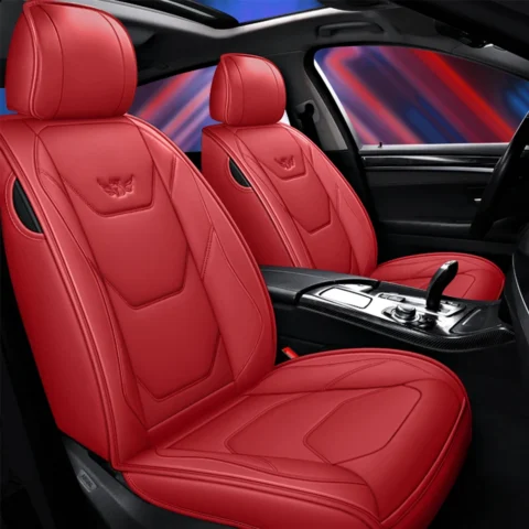 Leather Universal Car Seat Covers for Renault Clio Megane Duster Captur Laguna Kadjar Scenic Koleos Fluence Interior Accessor