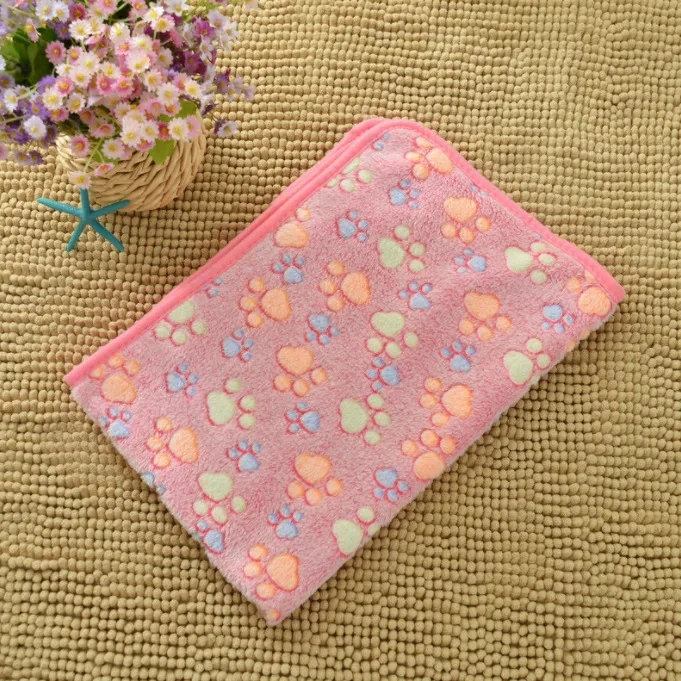 Cute Warm Pet Bed Mat Cover Towel 3 Sizes Handcrafted Cat Dog Fleece Soft Blanket for Small Medium Large Dogs Puppy Pet Supplies - Image 8