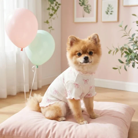 1 Piece Cute Breathable Elastic Dog T shirt Soft Stretchy Pet Vest Suitable for Small Dogs and Cats Perfect for Summer