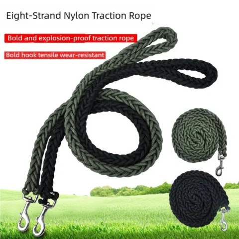 Dog Leash for Effective Training and Comfortable Walking, Strong and Durable Braid, Suitable for Large Dogs, Dog Training Lea