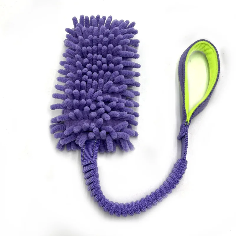G37 Durable Dog Toys for Aggressive Chewers Soft Plush Pulling Rope Chew Toy with Sturdy Handle, Interactive Teeth Cleaning Toy - Image 12