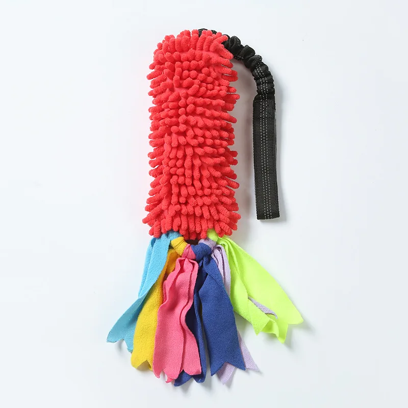 G37 Durable Dog Toys for Aggressive Chewers Soft Plush Pulling Rope Chew Toy with Sturdy Handle, Interactive Teeth Cleaning Toy - Image 14