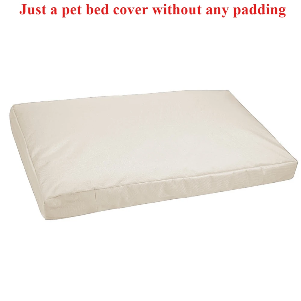 Anti-Dirt Replacement Dog Bed Cover Pad Protector 210D Oxford Waterproof Dog Cushion Cover for Puppy Kitten Other Pet No Filling - Image 8