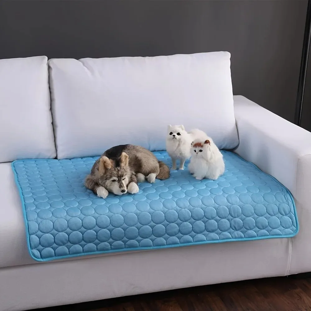 Dog Cooling Mat Summer Pet Cold Bed Extra Large For Small Big Dogs Pet Accessories Cat Durable Blanket Sofa Cat Ice Pad Blank