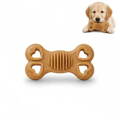Indestructible Dog Bone Toy, Durable Textured Chew Toy Perfect for Aggressive Chewers, Suitable for Puppies