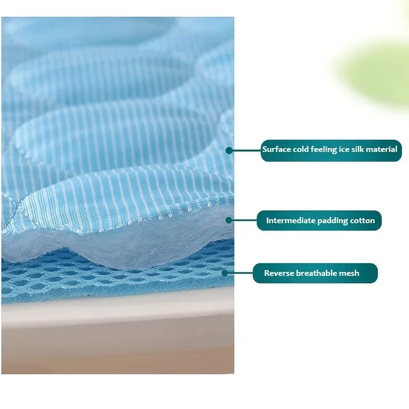 Dog Cooling Mat Summer Pet Cold Bed Extra Large For Small Big Dogs Pet Accessories Cat Durable Blanket Sofa Cat Ice Pad Blank