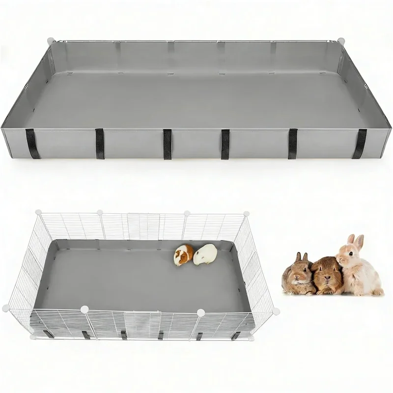 PVC Guinea Pig Cage Liner Waterproof Durable Non Slip Urine Proof Bottom Cover For Rabbits Hamsters Small Pets Home Use Mat