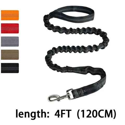 Dog Leash Large Dogs, Bungee Dog Leash Heavy Duty, No Pull Dog Leash for Shock Absorption, Dog Training Leash for Medium Larg