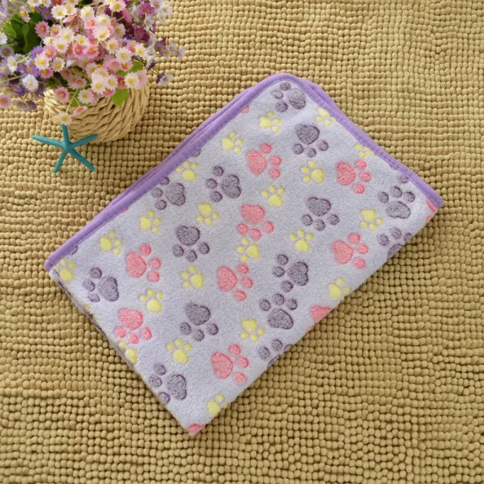 Cute Warm Pet Bed Mat Cover Towel 3 Sizes Handcrafted Cat Dog Fleece Soft Blanket for Small Medium Large Dogs Puppy Pet Supplies - Image 9