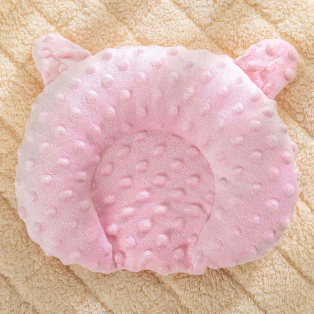 Cozy U-Shaped Cartoon Design Sleep Pad for Small Dogs-Deep Sleep Accessory,Polyester Fleece,Elliptical Shape,Ideal for Toy Br