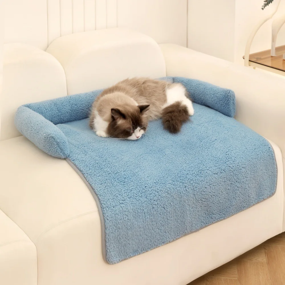 1 Pcs 75x75cm Non-Slip Dog Bed Cover and Pet Blanket Sofa Pet Bed Mat Car Mattress Protectors Furniture Couch Covers Supplies - Image 9