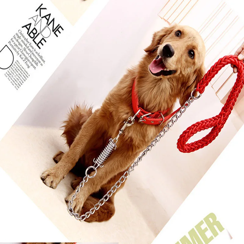 Explosion-Proof Eight Strand Traction Rope Woven Dog Chain Nylon Dog Strap Suitable For Medium And Large Dog Traction Rope Pe