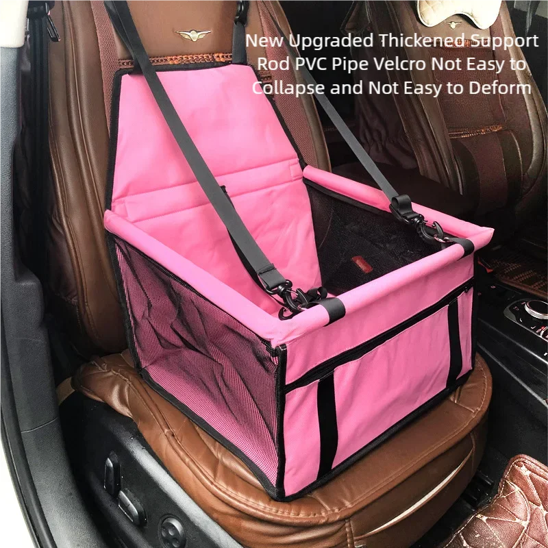 Foldable Dog Car Seat Cover Hammock Pet Harness Cat Safety Travel Basket Stable Pet Carrier for Dogs And Cats