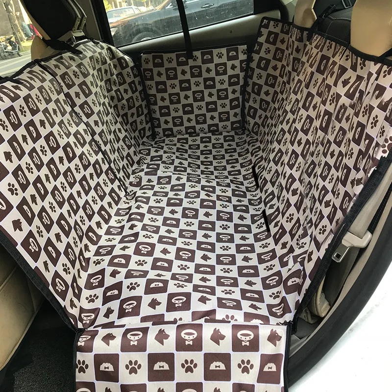 Dog Car Seat Cover Waterproof Pet Dog Carriers Travel Mat Hammock For Small Medium Large Dogs Car Rear Back Seat Safety Pad - Image 3