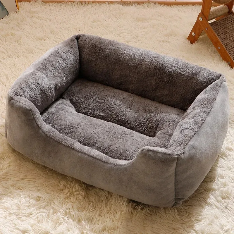 Bed for Cats Pet Products Cushions Kitten Winter Accessories Dog All Houses Supplies Things Accessory Habitats Basket House Beds - Image 8