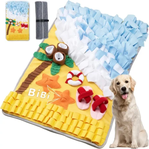 New Pet Sniffing Mat Dog Training Hidden Food Blanket Antiboredom Anti-Choking Sniffing Mat Slow Food Mat Pet Supplies Dog To
