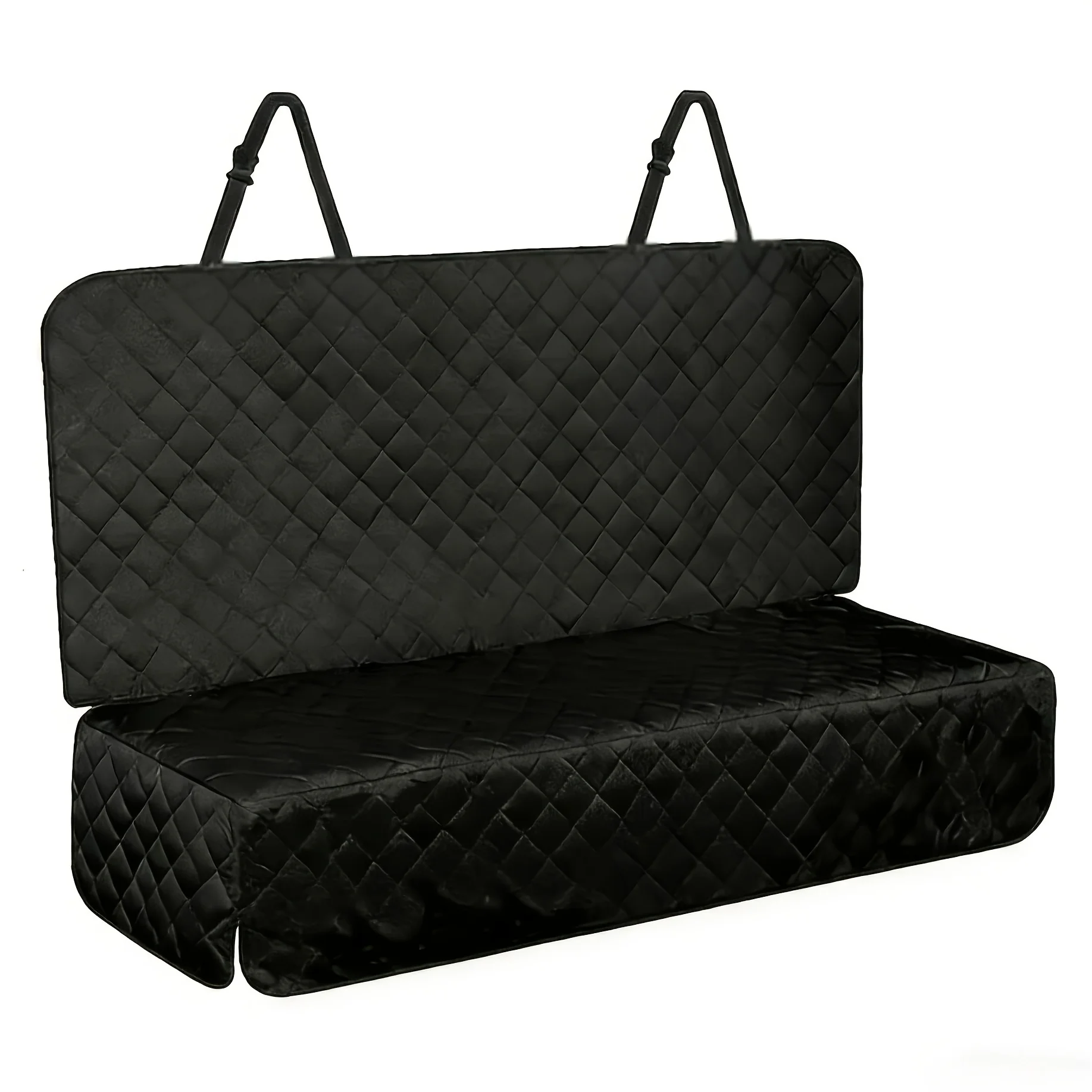 Premium Dog Seat Cover – Anti-Scratch, Anti-Slip, Washable, Armrest Compatible. Protect fur & mud!