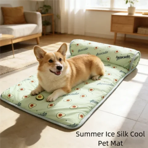 Dog Mat Cooling Summer Pad Mat For Dogs Cat Blanket Sofa Breathable Pet Dog Bed Summer Washable For Small Medium Large Dogs M