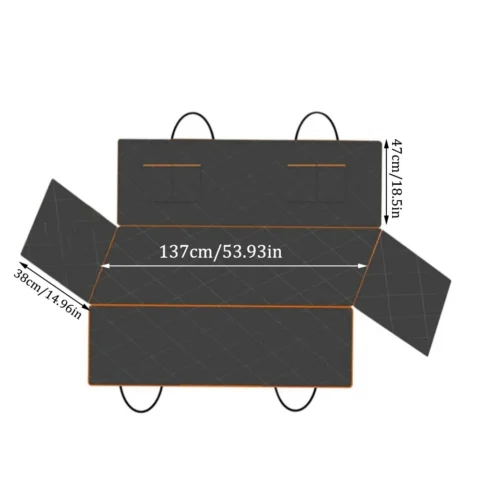 Ideal Car seat Cover, Upgrade Your Car Seats with this Waterproof, Scratch-Resistant Dog Hammock Cover!