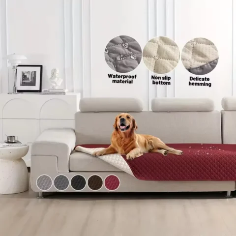 1Pc Anti Leaking Non-Slip Dog Bed Cover,Pet Blanket Sofa Pet Bed Mat,Mattress Protectors Car,Furniture Couch Cover for Cats D