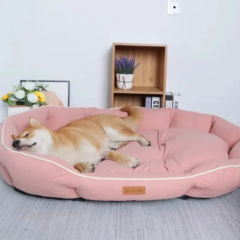 Winter Dog Sofa Big Bed Pets Dogs Accessories Small Breeds Accessory Bedding Pet Supplies Cushions Mat Bad Blanket Cushion