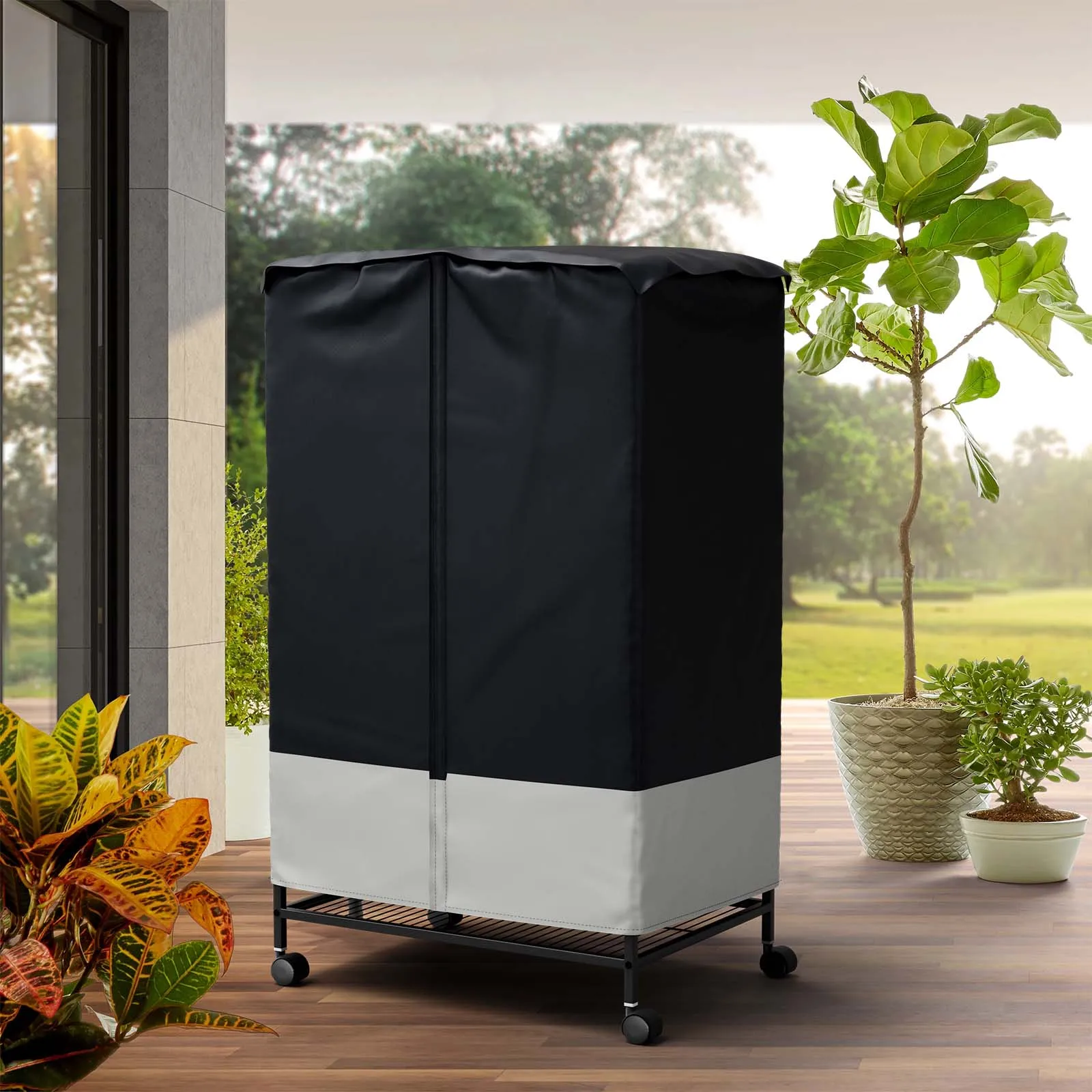Indoor and Outdoor Bird Cage Cover to Small Animal Privacy Comfort with Removable Top Panel Durable Breathable Waterproof Cov