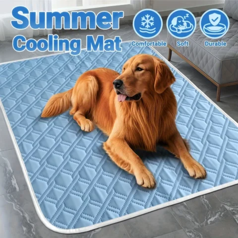 1PC A Pet Cooling Pad Ceiling Washable And Anti Slip Bottom Large Dog Cooling Bed And Cat Ice Pad Cooling Pad For Pets Machin