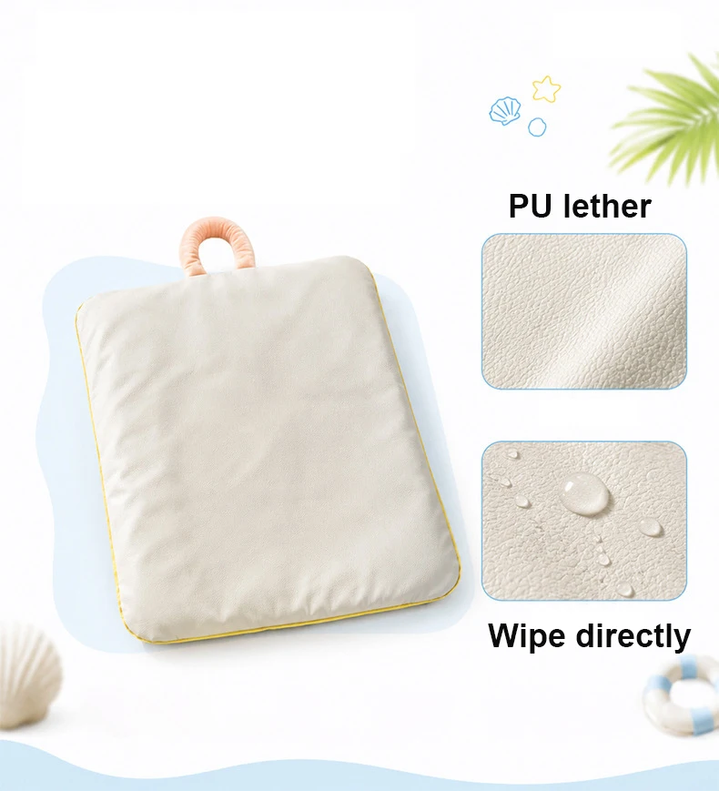 Summer Pet Mat, Foldable, Washable Sleeping Mat, Moisture-Proof Cat and Dog Bed, Suitable for Small and Medium-Sized Pets